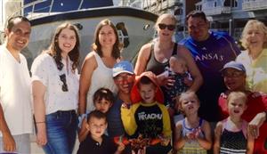 Gail Vick and her family. 